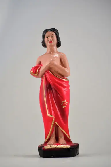 Escultura Pomba Gira Mocinha Imagem 100% em Gesso Puro