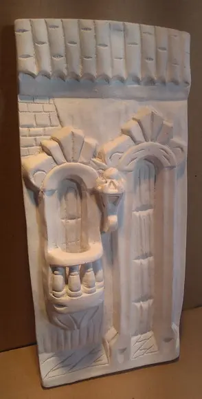 Escultura Portal Novo Imagem de Parede para Pintar em Gesso