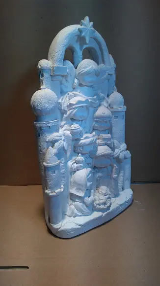 Escultura Presépio Mexicano Pode Pendurar na Parede ou em Pé