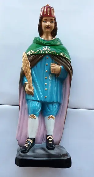 Escultura São Cosme Individual Imagem 100% em Gesso Estatua