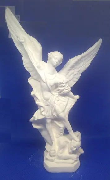 Escultura São Miguel Arcanjo Imagem Anjo São Miguel