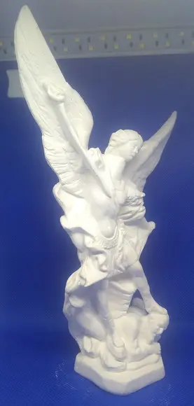 Escultura São Miguel Arcanjo Imagem Anjo São Miguel