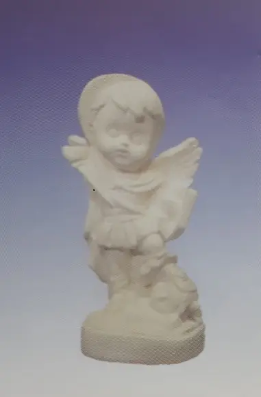 Escultura São Miguel Baby Imagem para Pintar em Gesso