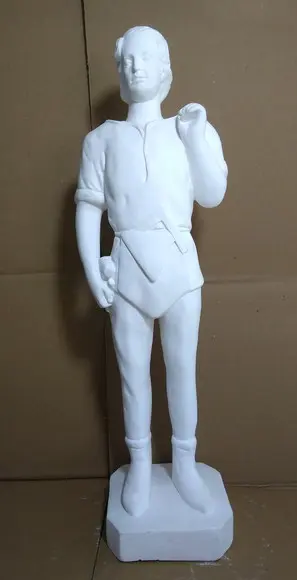 Escultura Sentinela Maçonaria Imagem em Gesso para Pintar