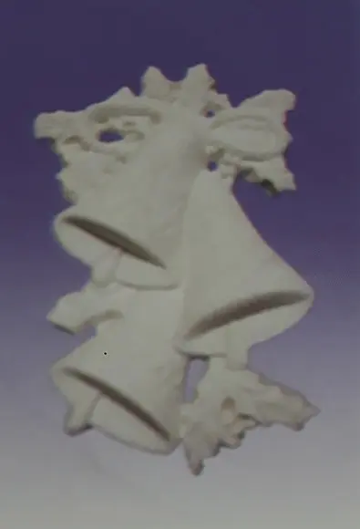 Escultura Sino Guirlanda de Parede para Pintar em Gesso