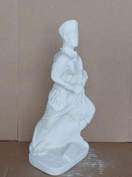 Escultura Xango Orixá do Candomblé em Gesso para Pintar