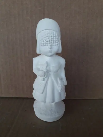 Escultura Yansã Baby Imagem em Gesso 100% Cru para Pintar