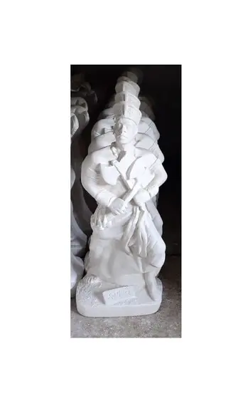 Escultura Xango Orixá do Candomblé em Gesso para Pintar