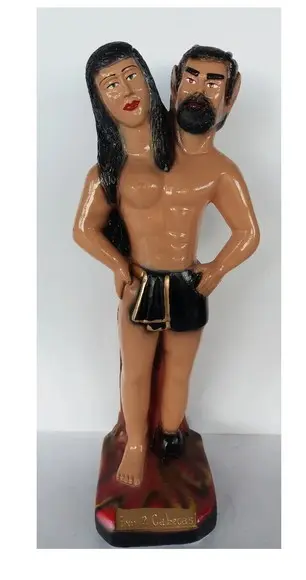 Exu 2 Cabeça Imagem Exu Duas Cabeças