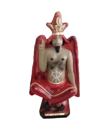 Exu Belzebu Imagem Belzebu Bafomé Baphomet Grande 60cm