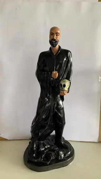 Exu Caveira Imagem Exu João Caveira Almas C/pintura Especial