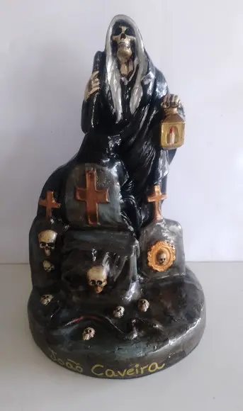 Exu da Morte Imagem Exu João Caveira Cemitério das Almas
