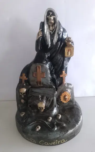 Exu da Morte Imagem Exu João Caveira Cemitério das Almas