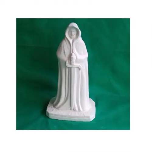 Exu Guardião Imagem Exu Guardiao com Capa Gesso Cru