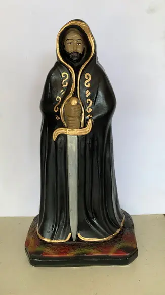 Exu Guardião Imagem Exu Guardião com Capa Preta ou Vermelha
