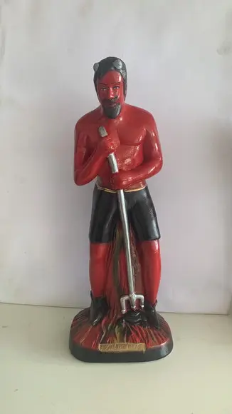 Exu Lúcifer Imagem Lucifer sem Capa com Pintura Especial