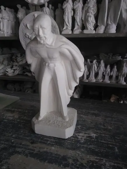 Exu Marabô Imagem Exu Marabo em Gesso Cru