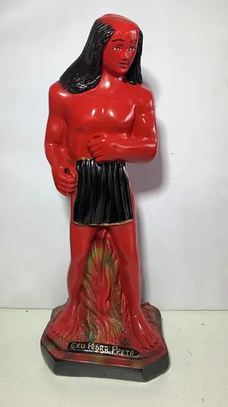 Exu Pedra Preta Imagem Exu Pedra Preta Pintura Personalizada
