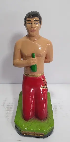 Exu Tiriri Ajoelhado Imagem Exu Tiriri de Joelhos