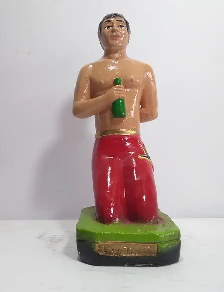 Exu Tiriri Ajoelhado Imagem Exu Tiriri de Joelhos