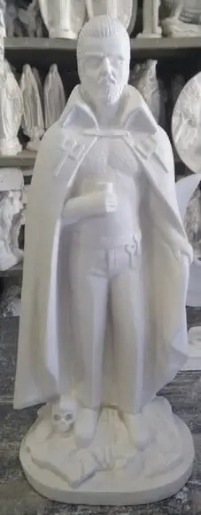 Exu Tranca Rua Imagem Exu Tranca Rua das Almas Gesso Cru