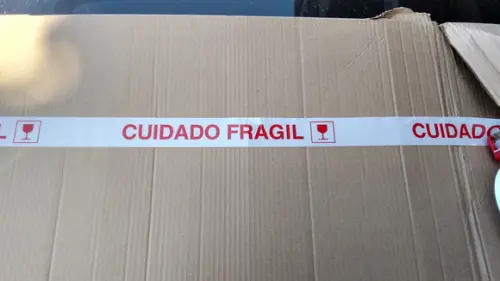 Fita Cuidado Frágil Rolo Grande c/mais de 300 Metros Kit C/4