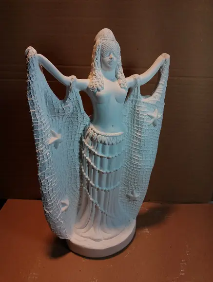 Iemanjá Imagem Yemanja dos Orixá Candomblé Gesso Cru