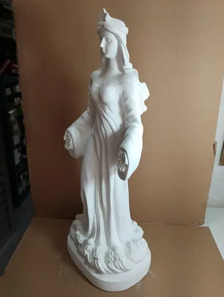 Iemanjá Imagem Yemanja Escultura em Gesso Cru