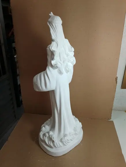 Iemanjá Imagem Yemanja Escultura em Gesso Cru