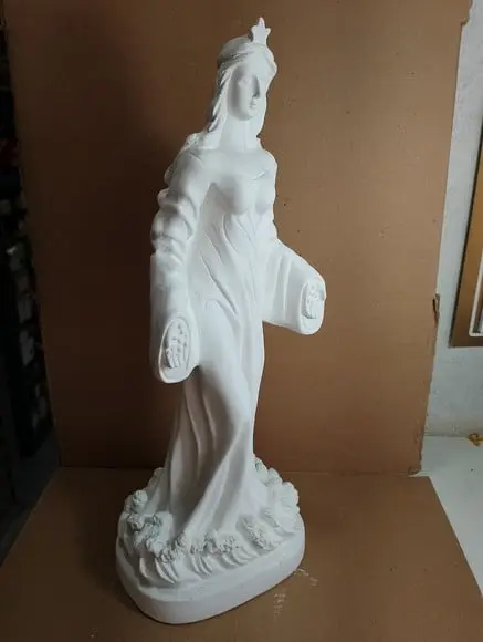 Iemanjá Imagem Yemanja Escultura em Gesso Cru