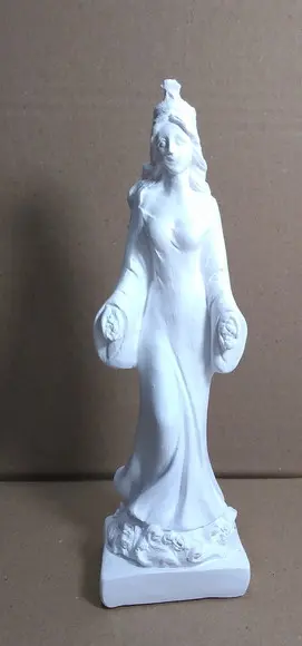 Iemanjá Imagem Yemanja Escultura em Gesso Cru