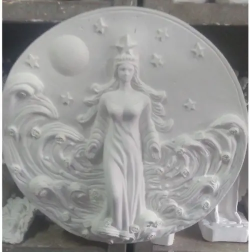 Iemanjá Mandala Yemanjá Imagem Placa de Parede