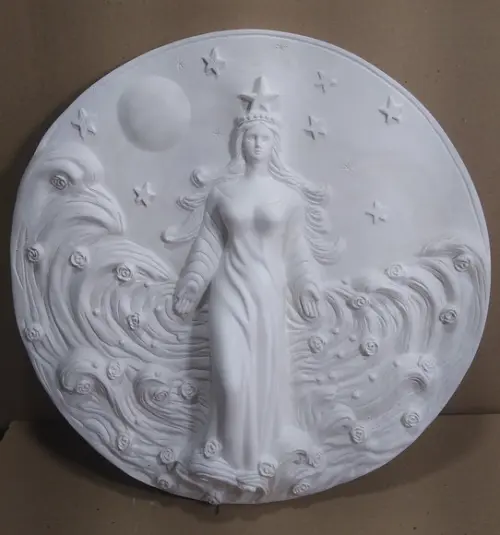 Iemanjá Mandala Yemanjá Imagem Placa de Parede