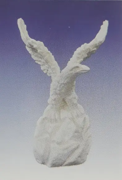 Imagem Águia Escultura em Gesso Cru para Pintar