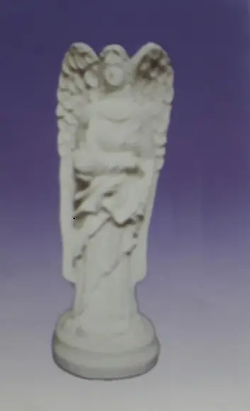 Imagem Anjo Rafael Escultura em Gesso Cru para Pintar
