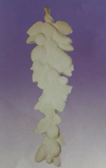 Imagem Aplique de Frutas de Parede Escultura em Gesso Cru