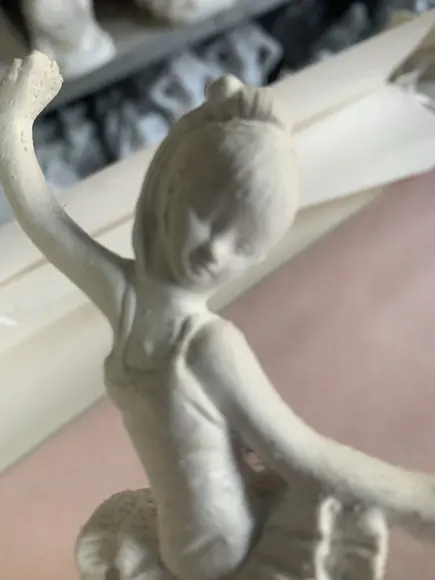 Imagem Bailarina Escultura em Gesso Cru para Pintar