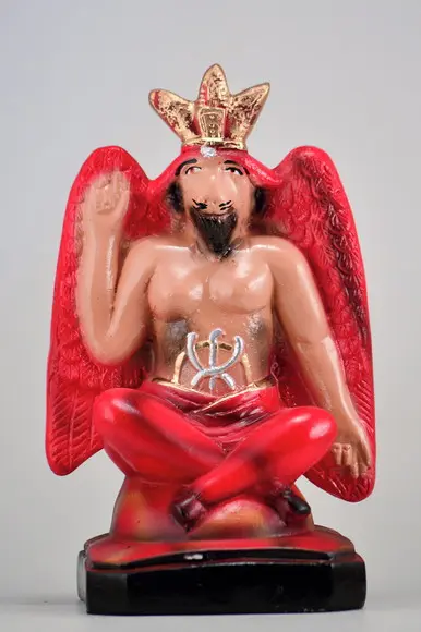 Imagem Baphomet Bafomé Escultura Exu Belzebu Pintura Escolhe