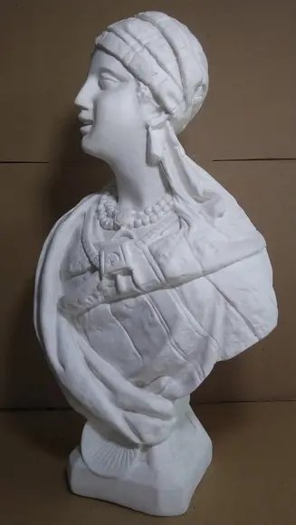 Imagem Busto Cigana do Oriente Escultura Cigana Árabe 40cm