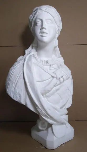 Imagem Busto Cigana do Oriente Escultura Cigana Árabe 40cm