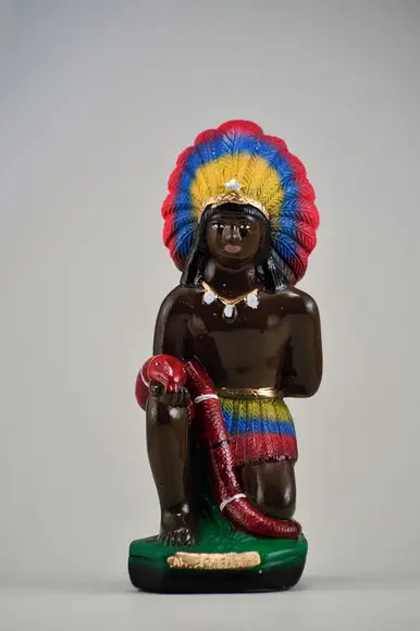 Imagem Caboclo Arariboia Escultura 100% em Gesso