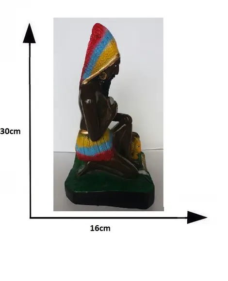 Imagem Caboclo Xango das Matas Escultura Xango das Matas