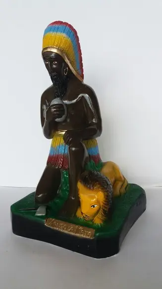 Imagem Caboclo Xango das Matas Escultura Xango das Matas
