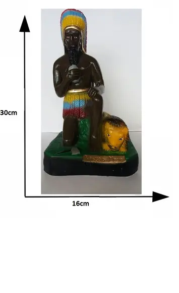 Imagem Caboclo Xango das Matas Escultura Xango das Matas