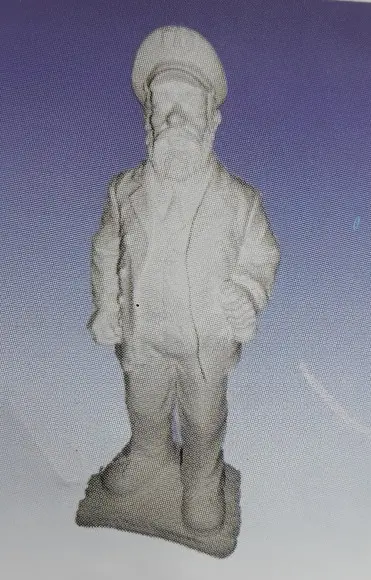 Imagem Capitão do Mar Escultura Marinheiro em Gesso Cru