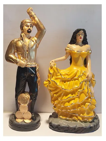Imagem Casal de Ciganos do Ouro Cigano Vladimir Cigana Ouro