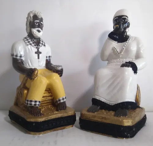 Imagem Casal Preto Velho Pai Benedito e Mãe Benedita