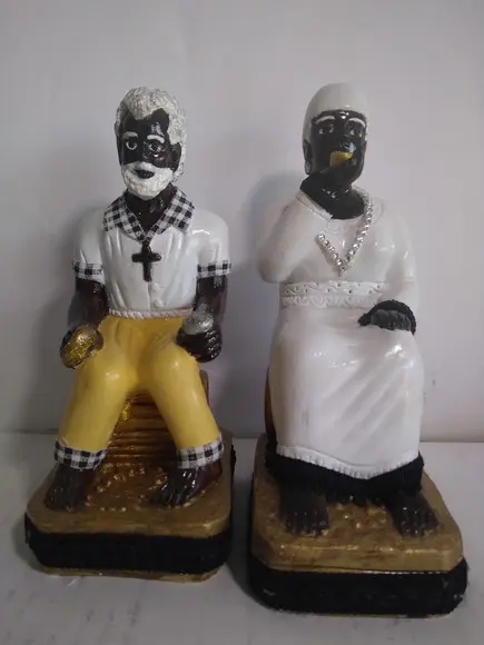 Imagem Casal Preto Velho Pai Benedito e Mãe Benedita