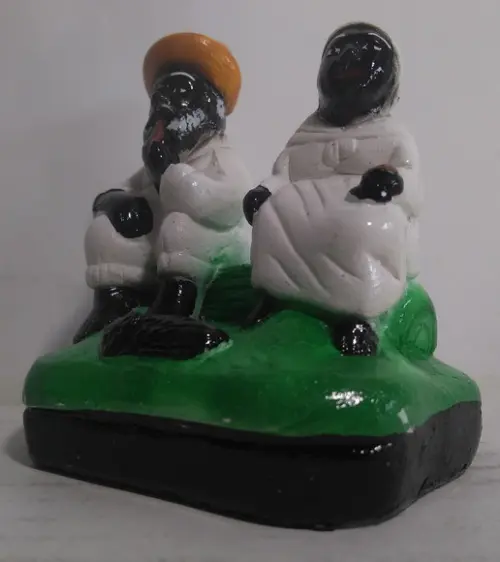 Imagem Casal Preto Velho Pai João e Mãe Maria Juntos Pequena