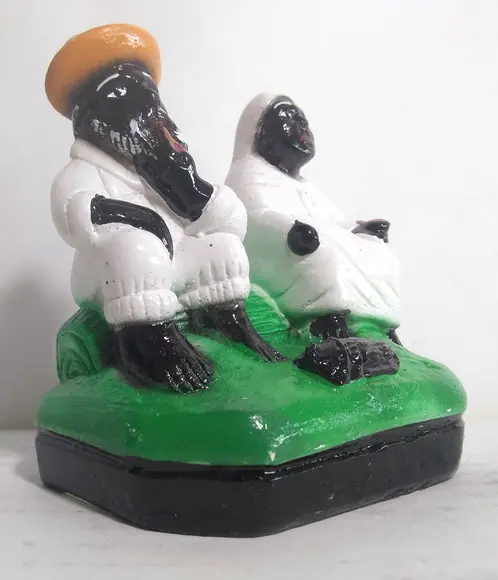 Imagem Casal Preto Velho Pai João e Mãe Maria Juntos Pequena